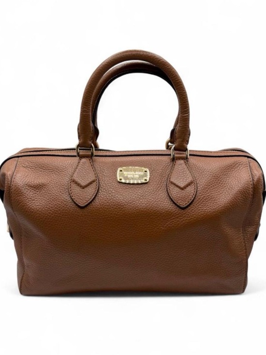 Michael Kors Handbags - Vintage Michael Kors Brown Pebbled Leather Duffel